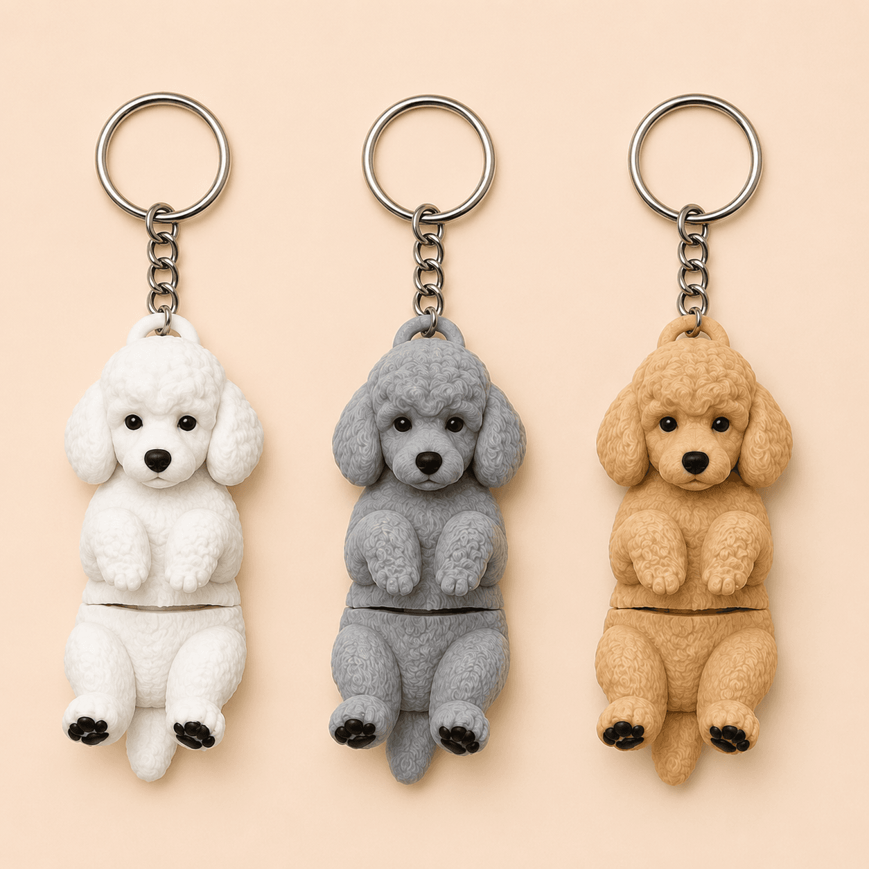 Chaveiro Mini Afeto Pet Poodle